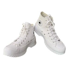 Converse All‎ Star Chuck Taylor Unisex Genuine Leather White High-Top Sneakers